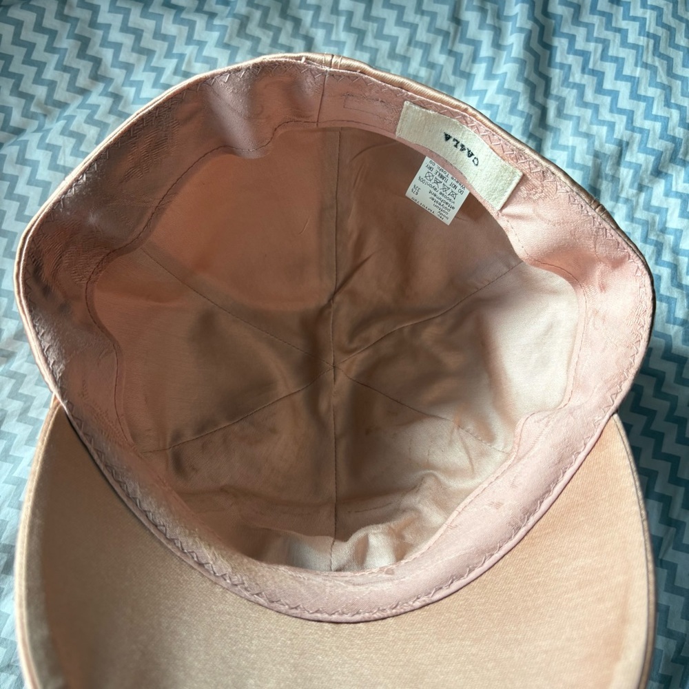 C4LA Japan Pink CAT EARS Hat Black Bow Cotton Blend - Picture 6 of 13